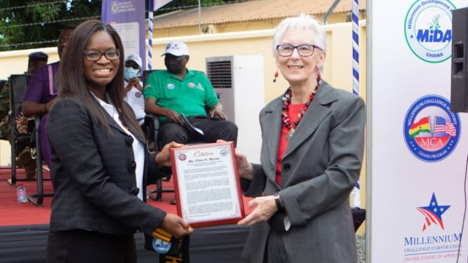 MiDA hands over 33kv Ellen Moran substation to ECG