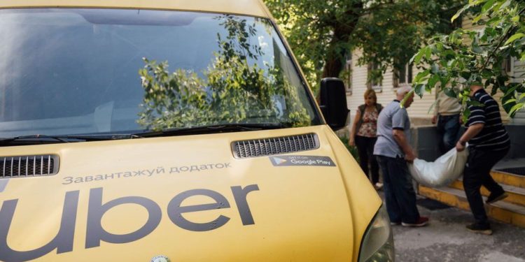 Uber powers emergency food deliveries in Ukraine