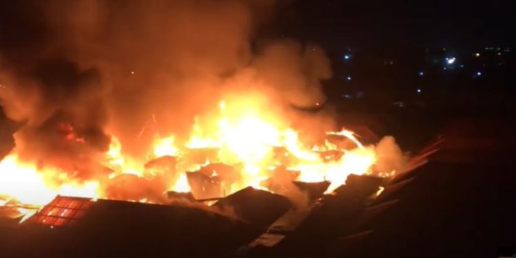 Vehicle transporting 3 chiefs to Ellembelle set ablaze by unknown assailants