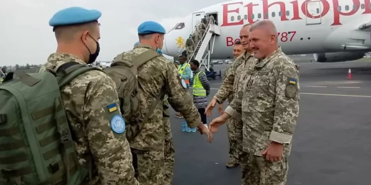 Ukraine troops leave DR Congo peacekeeping mission Monusco