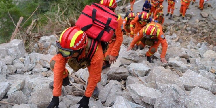 China earthquake: Man rescued after 17 days lost in mountains