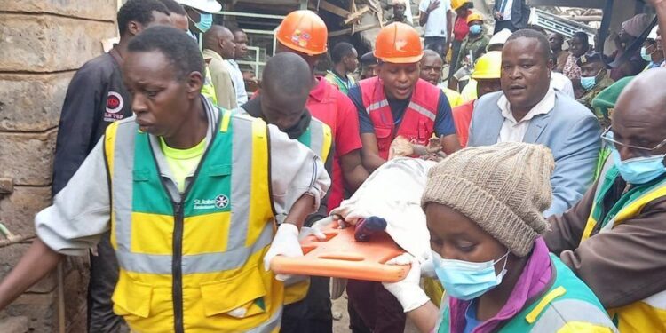 Kenya Kiambu building collapse: Rescue efforts under way
