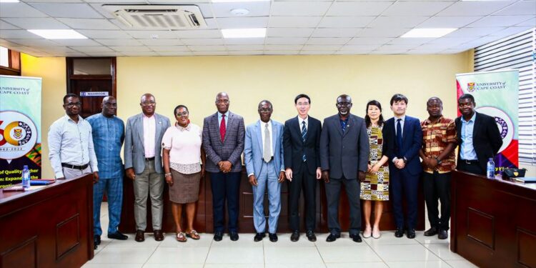 Japanese Ambassador to Ghana Pays Courtesy call to UCC