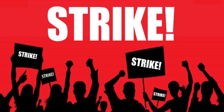 Four Labour Unions declare strike from Monday 17th October