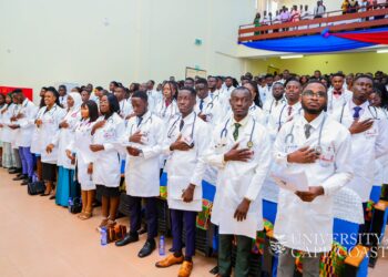 UCC holds 13th white coat ceremony for 123 medical students