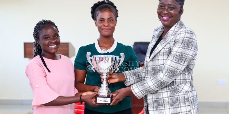 ucc-debate-society-presents-trophy-to-pro-vice-chancellor