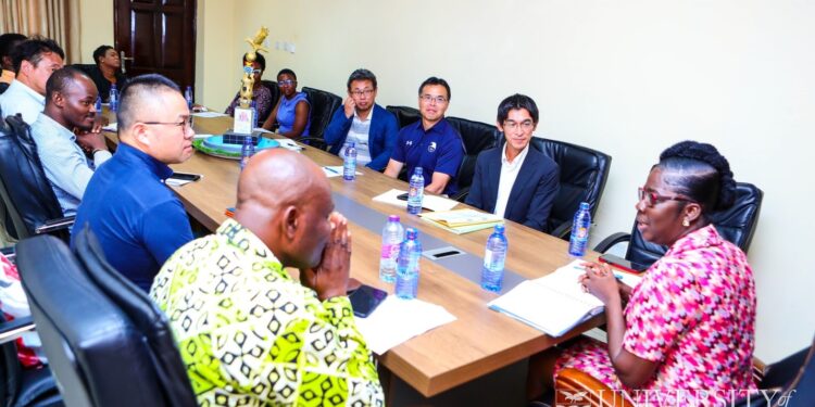 Pro Vice-Chancellor Receives Japanese Delegation from IDI and World Bank