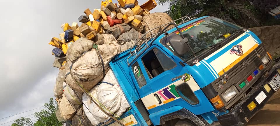 Ghana Police takes ‘PAILES’ nationwide to check Insecure Loading of Vehicles ahead of Christmas
