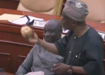 A. B. A Fuseini takes kenkey and fish to Parliament to show ‘true state of economy’