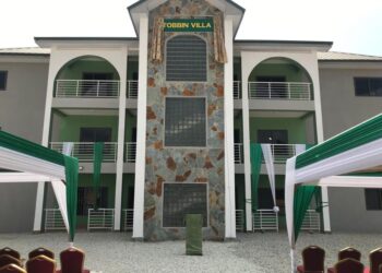 CEO of Tobinco Pharmaceuticals and wife builds teachers’ flat for Wey Gey Hey in Cape Coast