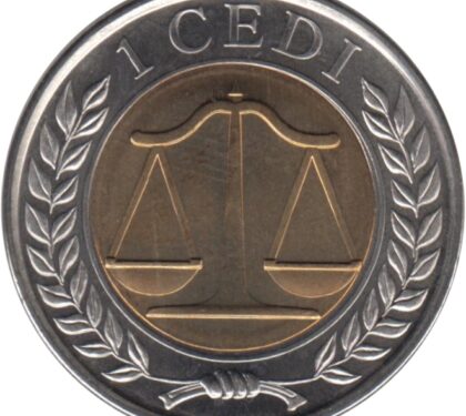 Bank of Ghana upgrades one cedi coin