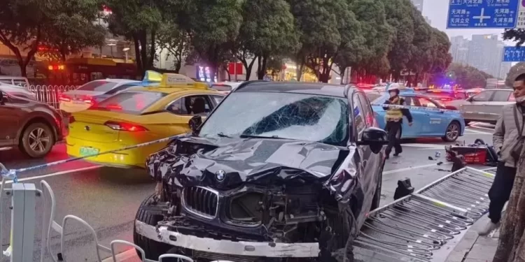 Five dead after man drives into crowd in China