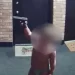 Man arrested on US TV after toddler filmed waving gun