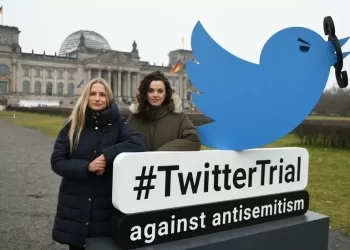 Twitter sued over antisemitic posts left online