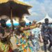 New chief falls from palanquin during coronation in Central Region