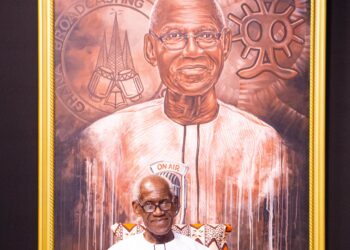 GBC honours 95-year-old Joe Lartey with new portrait painting