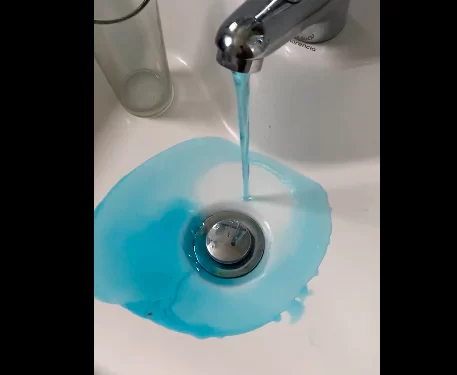 Mystery over blue tap water in Johannesburg