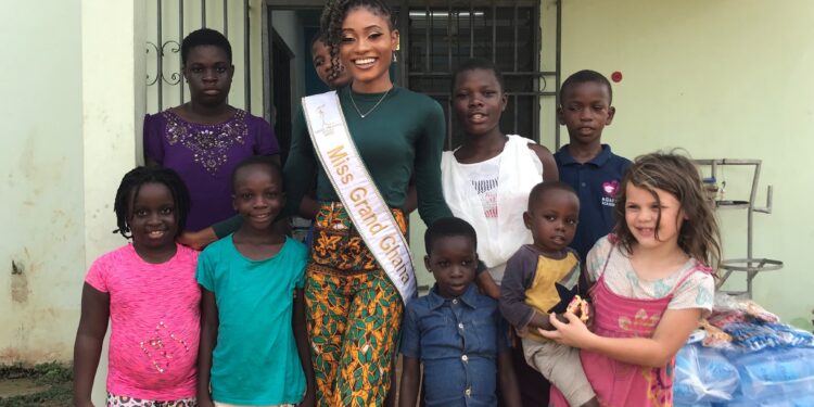 Miss Grand Ghana donates to Living Hope International orphanage