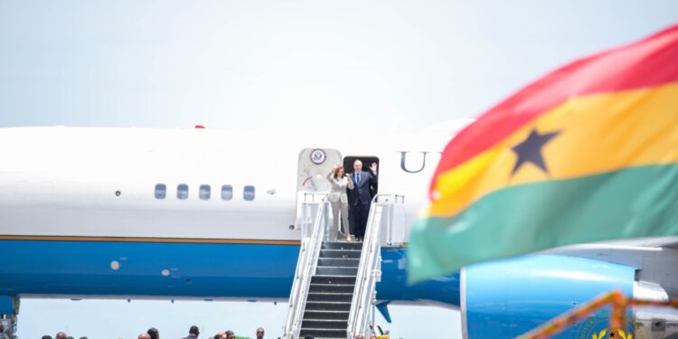What an honour it is to be here in Ghana – Kamala Harris