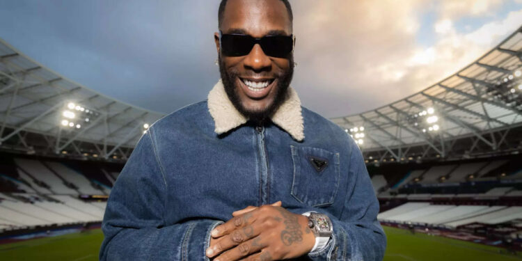 Burna Boy, will co-headline the 'Champions League Kick-Off Show by Pepsi' in Istanbul