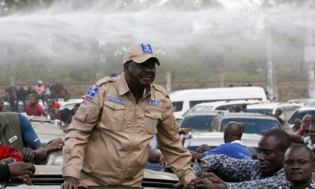 Kenya's Odinga calls for rally ahead of reform talks