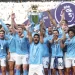 Manchester City lift 2022/23 Premier League trophy