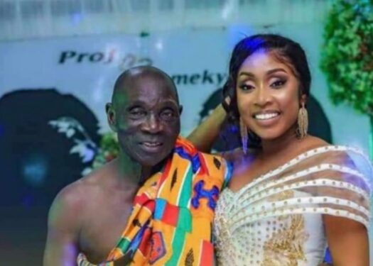 80-year-old Dominic Fobih weds young lady in 9th marriage