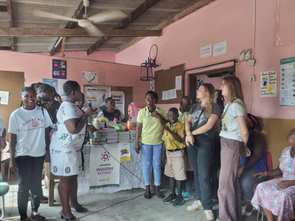 Rotary Club Cape Coast Central donates to Aboom School for Special Needs 