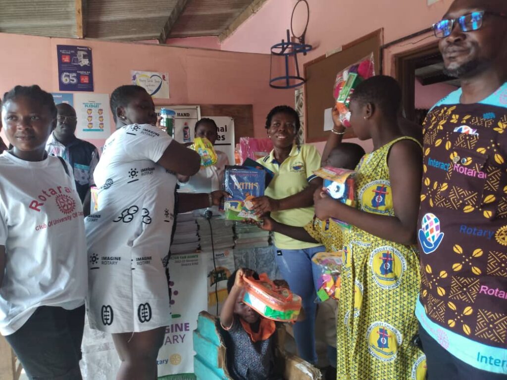 Rotary Club Cape Coast Central donates to Aboom School for Special Needs 