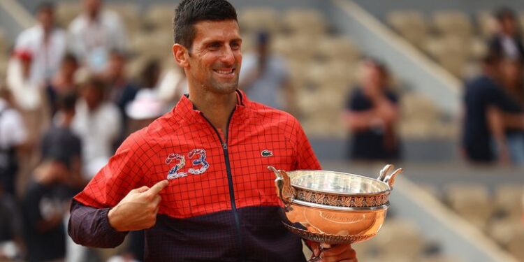 Novak Djokovic reaches record 23 grand slam titles after French Open final win