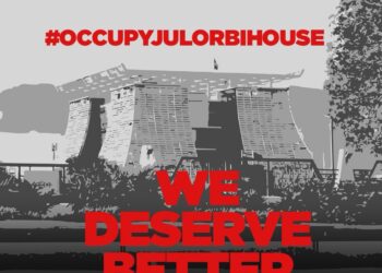 Ghanaian Celebrities join protesters for Day 2 of #OccupyJulorbiHouse demo