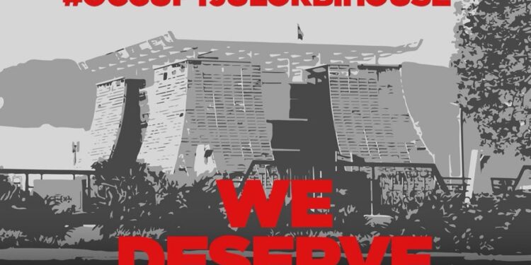 Ghanaian Celebrities join protesters for Day 2 of #OccupyJulorbiHouse demo