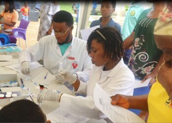 Cape Coast: Nkanfoa Community benefit from Daniel Ntow Obese Foundation health screening