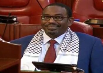 Kenyan MP censured for wearing Palestinian scarf