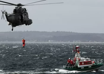 Several missing after ships collide in North Sea - officials