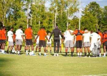 Black Stars: Nineteen players have arrived in Charlotte to begin preparation for friendly against USA and Mexico