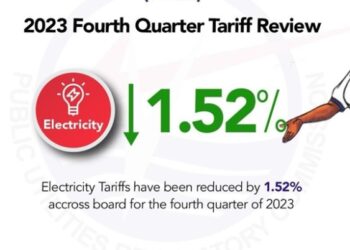 Electricity tariffs to be reduced by 1.52% between Dec and Feb 2024