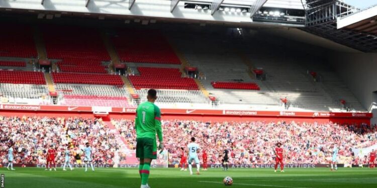 Liverpool plan partial opening of new Anfield Road stand upper tier for Manchester United game in December
