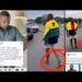 NSMQ 2023: John Dumelo walks barefoot backwards from UG to PRESEC