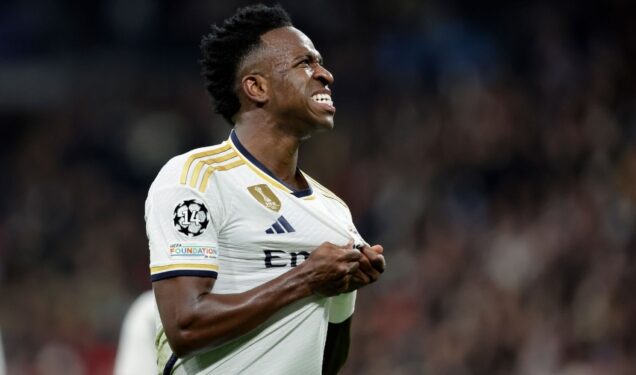 Vinicius Jr scores in routine Real Madrid routine win over Braga