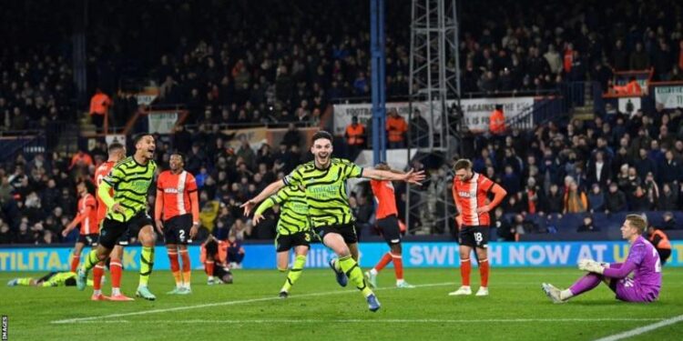 Luton 3-4 Arsenal: Gunners 'showing spirit' with another late winner