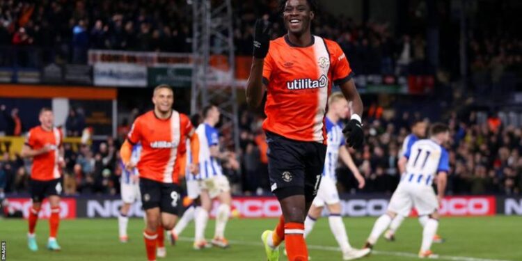 Adebayo hits hat-trick as Luton thump Brighton