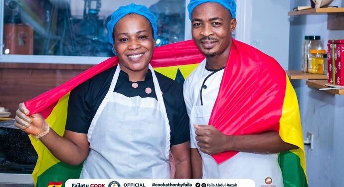 Chef Faila breaks cooking marathon record at 227 hours
