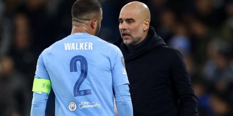 Kyle Walker will remain Manchester City captain, says manager Pep Guardiola