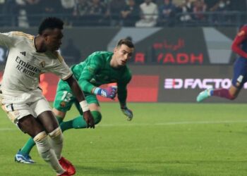 Vinicius Jr treble in Real Super Cup win over Barca