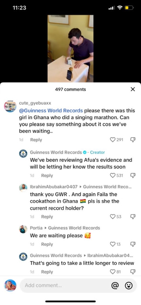 Guinness World Records Afua Asantewaa