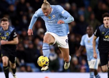 Erling Haaland: Pep Guardiola insists striker is happy at Manchester City
