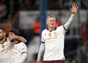 Halaand scores five as Man City thrash Luton