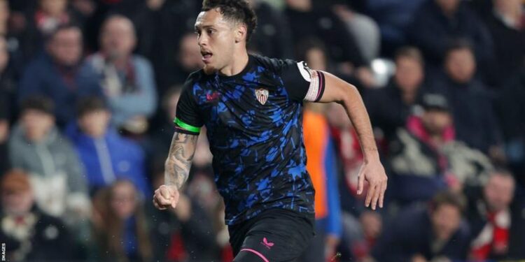 Sevilla 'disgusted' after Lucas Ocampos appears to be touched 'completely inappropriately' by fan