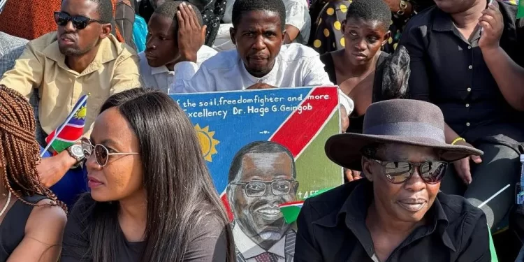 Surge in patriotism as Namibia president laid to rest